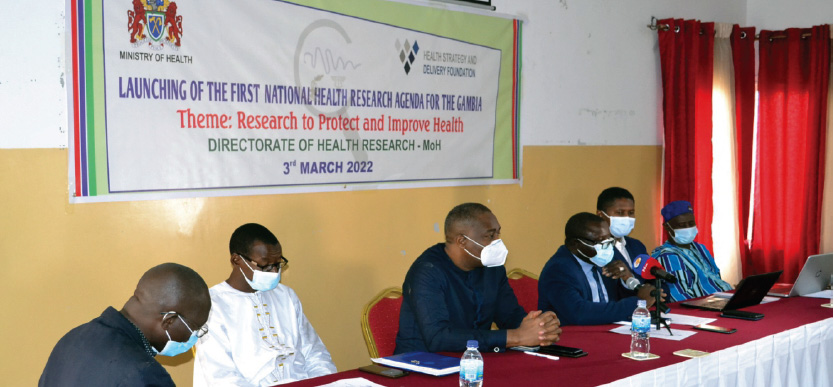 The Gambia Launches its First Health Research Agenda with Support from HSDF and Stakeholders