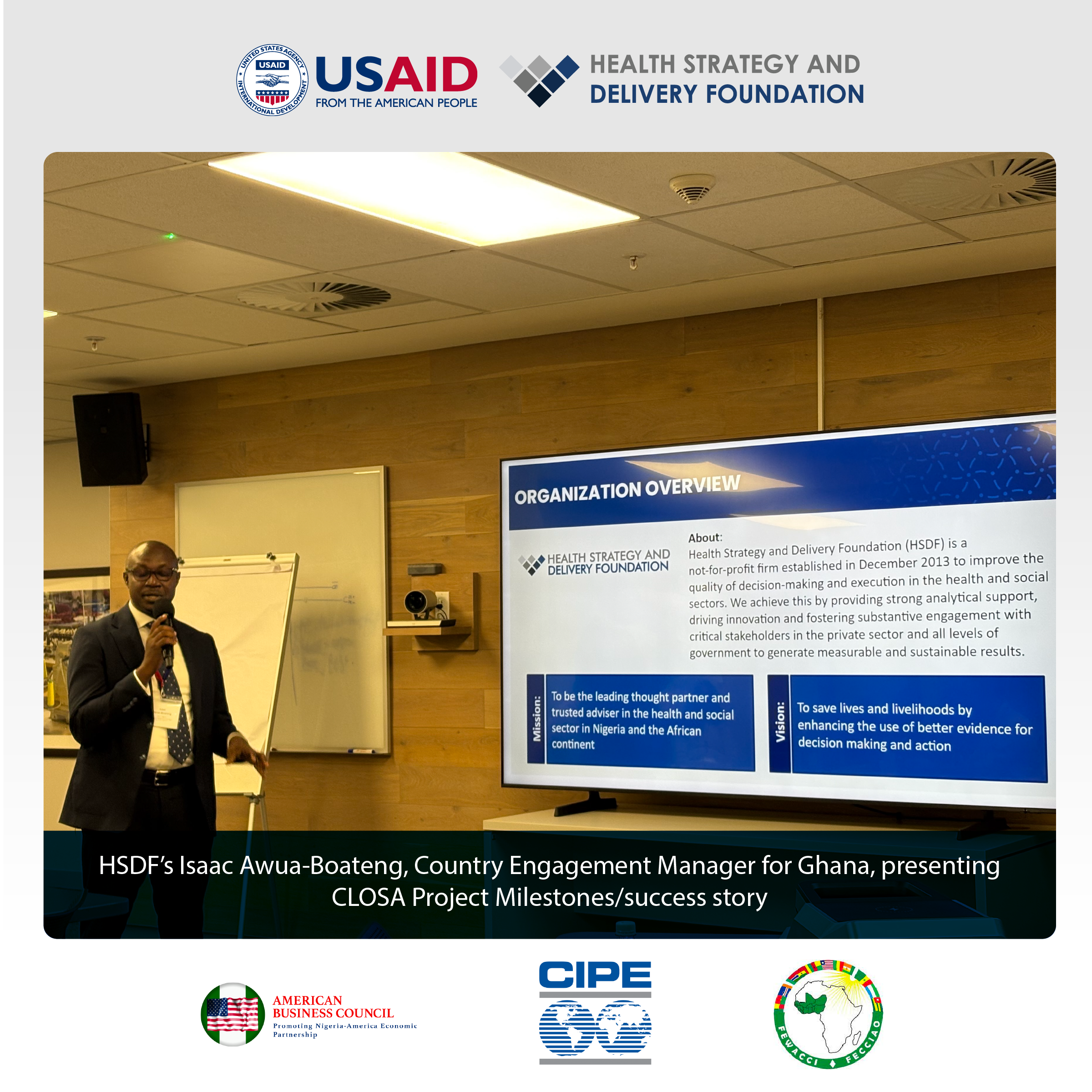 HSDF Showcases CLOSA Project at USAID Local Works Africa Summit in South Africa