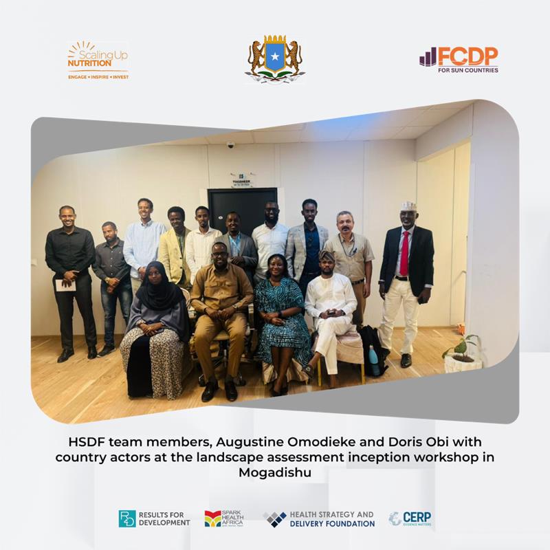 HSDF Supports the Government of Somalia in Charting a Pathway for Sustainable Nutrition Financing through the Finance Capacity Development Platform (FCDP)